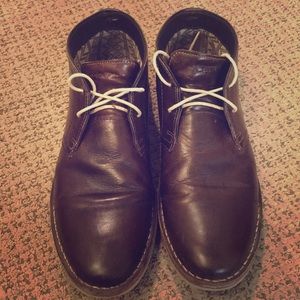 Crevo chuck leather shoes